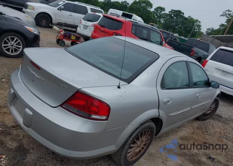 2004 Chrysler Sebring Lxi z USA, uszkodzony, nr VIN 1C3EL56T34N187744